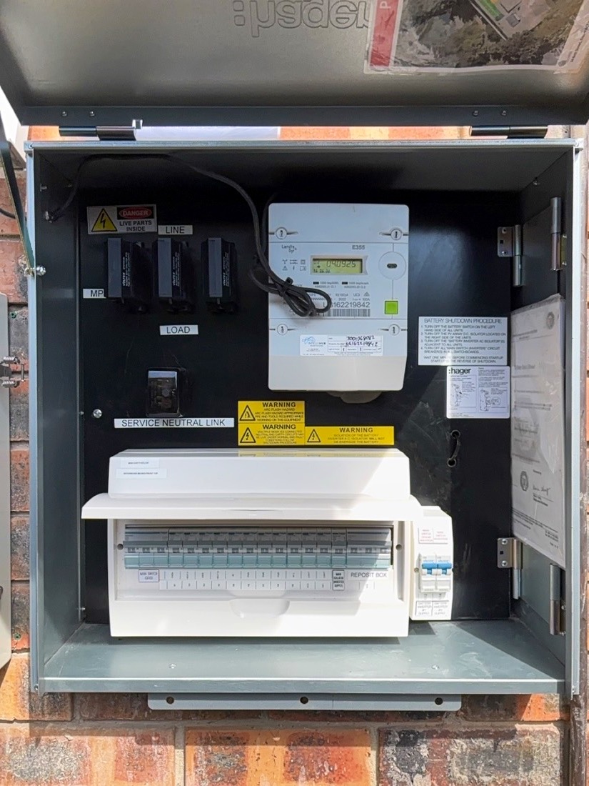 New meter board with modern circuit protection in Belconnen